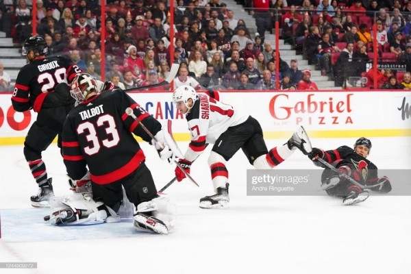Хоккей.  НХЛ. "Гол плюс пас" Егора Шаранговича помогли "Нью-Джерси" одержать гостевую победу над "Оттавой"
  