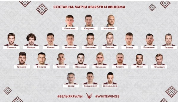 Футбол. Стали известны имена 23 футболистов, вызванных в сборную Беларуси на спарринги против Омана и Сирии
Футбол. Стали известны имена 23 футболистов, вызванных в сборную Беларуси на спарринги против Омана и Сирии