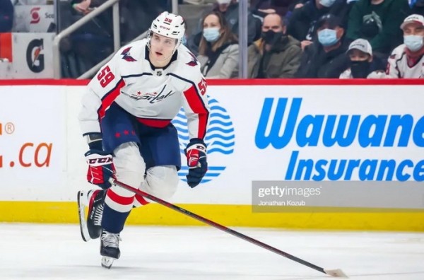 Хоккей.  НХЛ. Алексей Протас тренировался в четвертом звене "Вашингтона" накануне матча с "Питтсбургом"
  