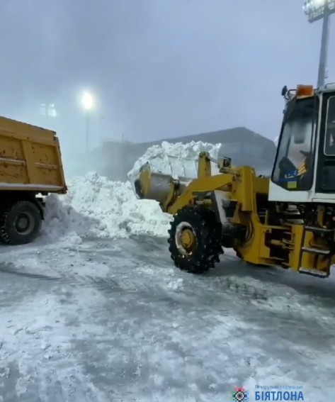 Биатлон.  В середине ноября в Раубичах началась укладка снежной "подушки" на лыжные трассы
&nbsp;