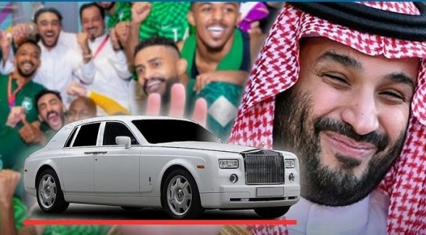 Футбол.  ЧМ-2022. В Саудовской Аравии отрицают сведения о том, что игроки получили по "Роллс-Ройсу" за победу над Аргентиной
 