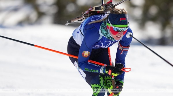 Биатлонистка Динара Алимбекова победила в суперспринте на этапе Кубка Содружества