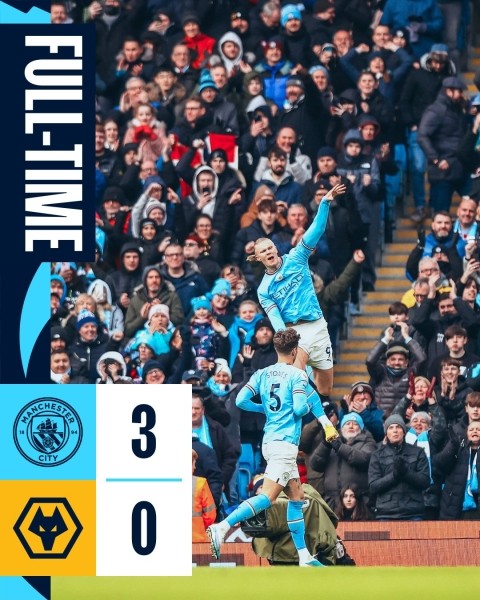 Футбол.  Холанд, оформив хет-трик в победном матче с "Вулвс", превзошел лучший бомбардирский результат 4 последних сезонов АПЛ
 