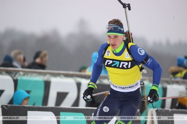 Белорусский биатлонист Антон Смольский: задача на следующие гонки - побеждать Белорусский биатлонист Антон Смольский: задача на следующие гонки - побеждать