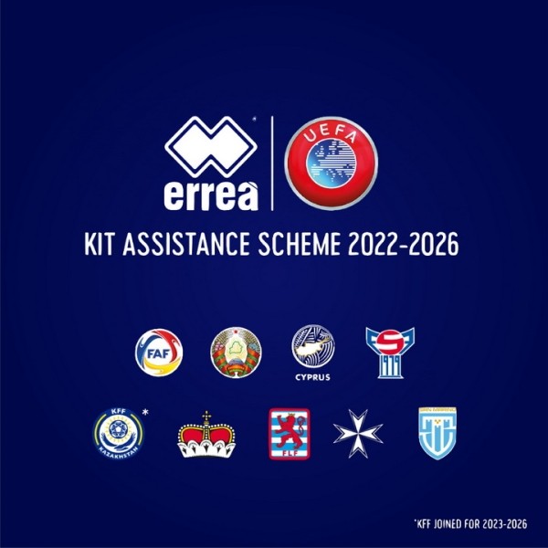 Футбол.  Сборная Беларуси будет играть в форме итальянской "Errea"
 