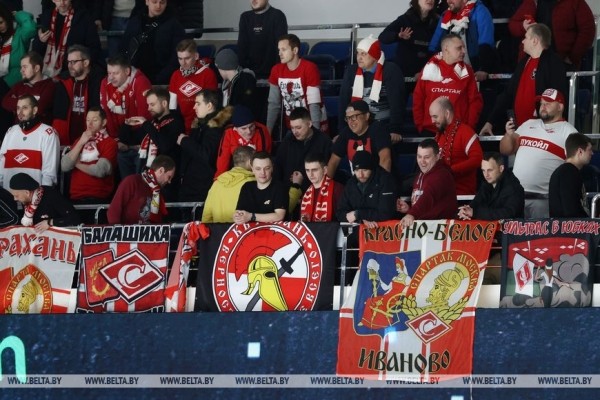 Хоккеисты минского "Динамо" нанесли поражение московскому "Спартаку"