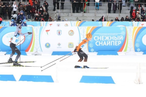 В "Раубичах" завершился финал республиканских соревнований по биатлону "Снежный снайпер"