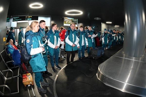 ФОТОФАКТ: Белорусская делегация прибыла в Кемерово для участия в II Зимних играх "Дети Азии" ФОТОФАКТ: Белорусская делегация прибыла в Кемерово для участия в II Зимних играх "Дети Азии"