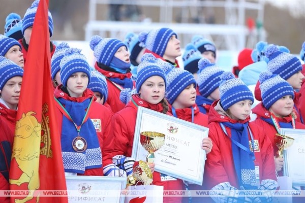 В "Раубичах" завершился финал республиканских соревнований по биатлону "Снежный снайпер"