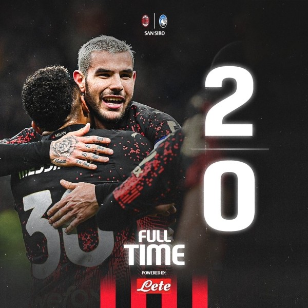 Футбол. Чемпионат Италии. "Милан" отправил два безответных мяча в ворота "Аталанты" и догнал "Интер" в таблице
Футбол. Чемпионат Италии. "Милан" отправил два безответных мяча в ворота "Аталанты" и догнал "Интер" в таблице