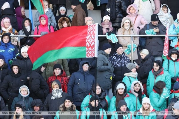 В "Раубичах" завершился финал республиканских соревнований по биатлону "Снежный снайпер"