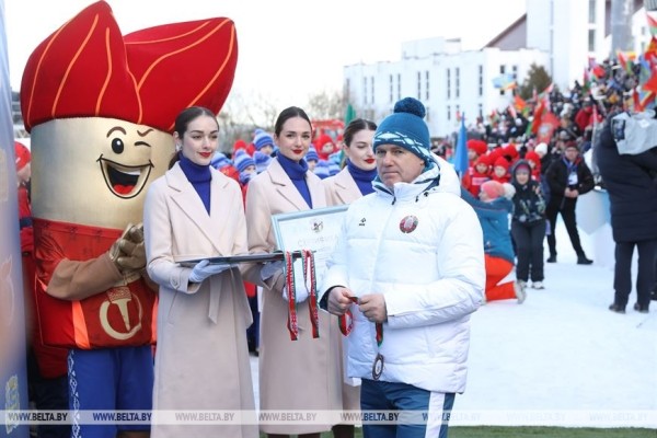 В "Раубичах" завершился финал республиканских соревнований по биатлону "Снежный снайпер"