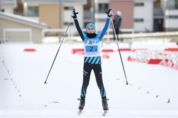 В "Раубичах" завершился финал республиканских соревнований по биатлону "Снежный снайпер"