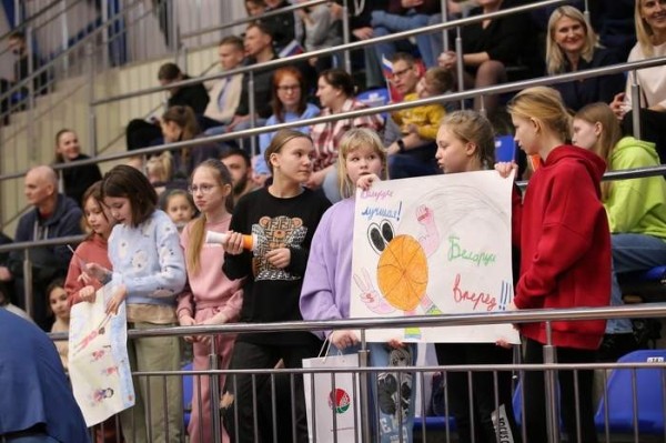 Баскетбол. Товарищеский матч. Женская сборная Беларуси уступила команде России
Баскетбол. Товарищеский матч. Женская сборная Беларуси уступила команде России