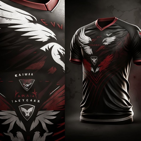 Футбол.  Нейросеть нарисовала форму, эмблему и домашнюю арену "Крумкачоў". Изображение стадиона завораживает
 