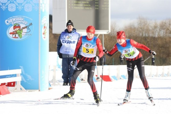 В "Раубичах" завершился финал республиканских соревнований по биатлону "Снежный снайпер"
