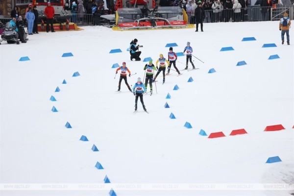 В "Раубичах" завершился финал республиканских соревнований по биатлону "Снежный снайпер"