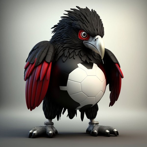 Футбол.  Нейросеть нарисовала форму, эмблему и домашнюю арену "Крумкачоў". Изображение стадиона завораживает
 