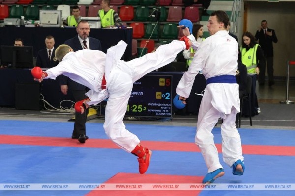 Около 350 спортсменов стали участниками первенства и чемпионата Беларуси по карате в Могилеве