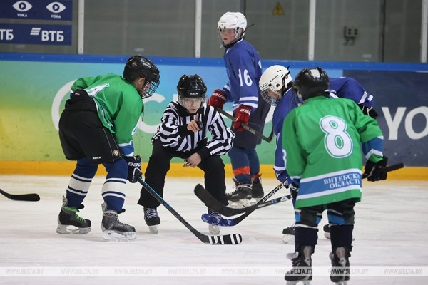 ФОТОФАКТ: Финал турнира "Золотая шайба" в младшей группе стартовал в Минске