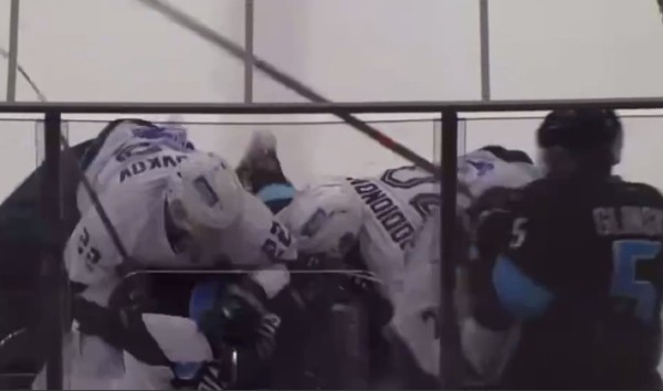 Хоккей.  194 минуты штрафа за игру! Матч "Динамо-Шинник" с питерским "Динамо" ознаменовался массовыми драками
  