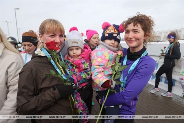 ФОТОФАКТ: В Минске прошел женский забег Beauty run