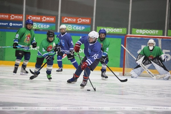 ФОТОФАКТ: Финал турнира "Золотая шайба" в младшей группе стартовал в Минске