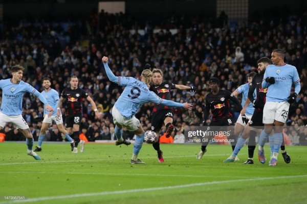 Футбол.  Лига чемпионов. "Манчестер Сити" устроил разгром "Лейпцигу", пять голов в активе Холанда
 