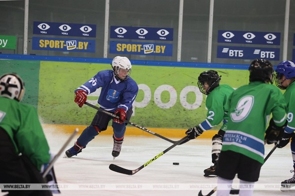 ФОТОФАКТ: Финал турнира "Золотая шайба" в младшей группе стартовал в Минске