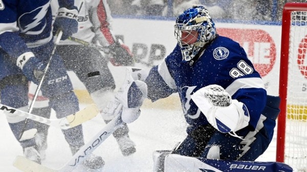 Хоккей.  Главный тренер "Тампы" Джон Купер: Василевский — лучший вратарь в мире
 