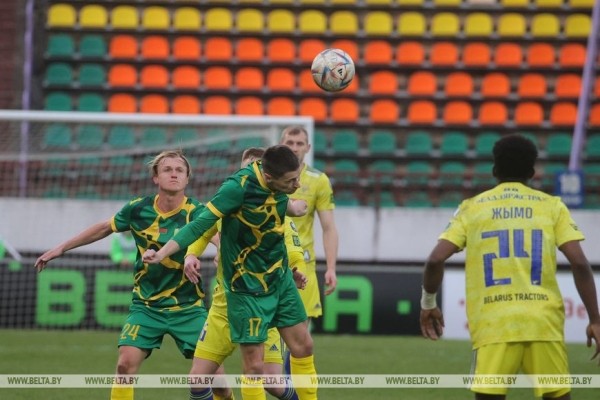 Футболисты "Немана" сыграли вничью с БАТЭ в домашнем полуфинале Кубка Беларуси