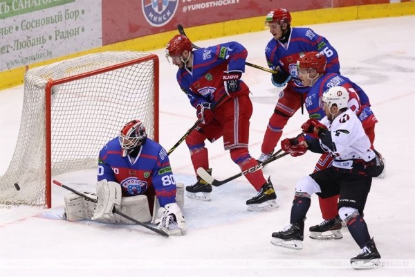 Хоккеисты "Немана" одержали первую победу в полуфинале Кубка Президента против "Юности"
