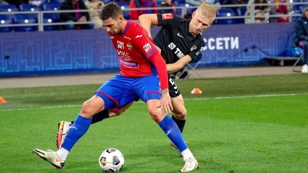 Футбол.  В первом матче финала "пути РПЛ" Кубка России "Урал" в концовке упустил победу над ЦСКА
 