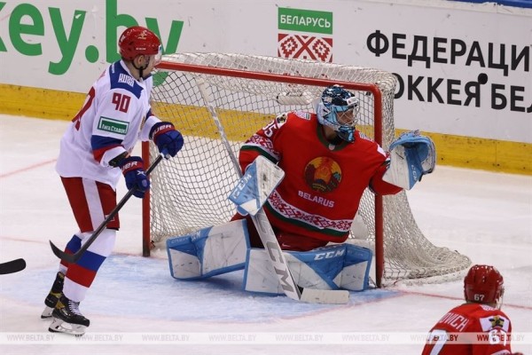 Сборная Беларуси по хоккею завершила майское турне домашним поражением от россиян