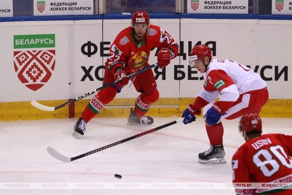 Белорусские хоккеисты обыграли россиян в первом домашнем матче майского турне