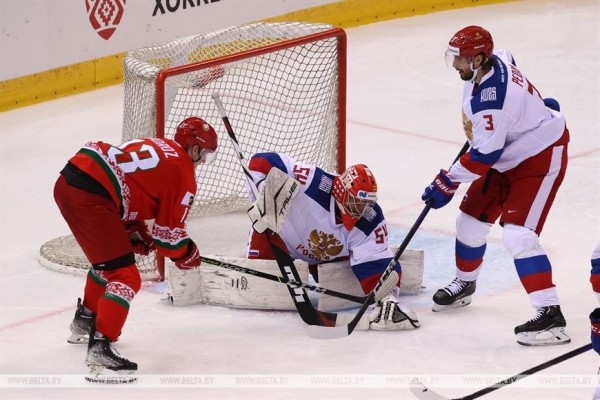 Сборная Беларуси по хоккею завершила майское турне домашним поражением от россиян