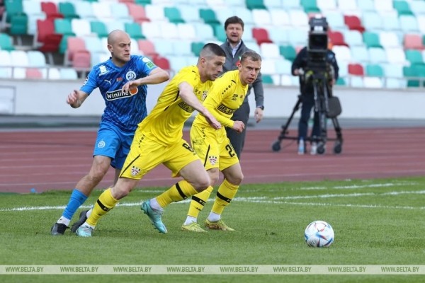 Минское "Динамо" переиграло "Шахтер" в чемпионате Беларуси