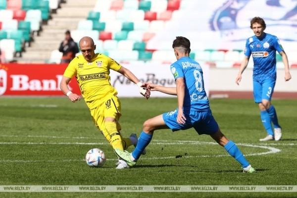 Минское "Динамо" переиграло "Шахтер" в чемпионате Беларуси
