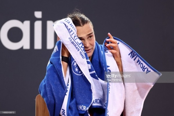 Теннис.  Арина Соболенко: я измотана. Мне определенно нужна подзарядка
 