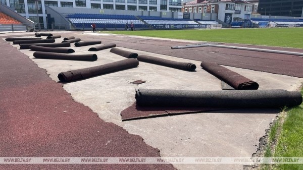 "К Играм обновимся": в Могилеве на стадионе "Спартак" начали ремонт перед II Играми стран СНГ "К Играм обновимся": в Могилеве на стадионе "Спартак" начали ремонт перед II Играми стран СНГ