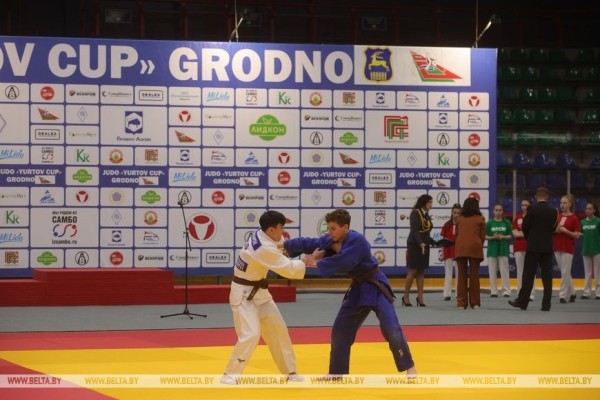 Международный турнир по дзюдо "Кубок Юртова" собрал в Гродно около 200 спортсменов