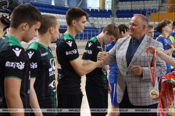 ФОТОФАКТ: Кубок Беларуси среди юношеских команд по мини-футболу Столица-Юни Минск и БНТУ-Динамо-Юни Минск