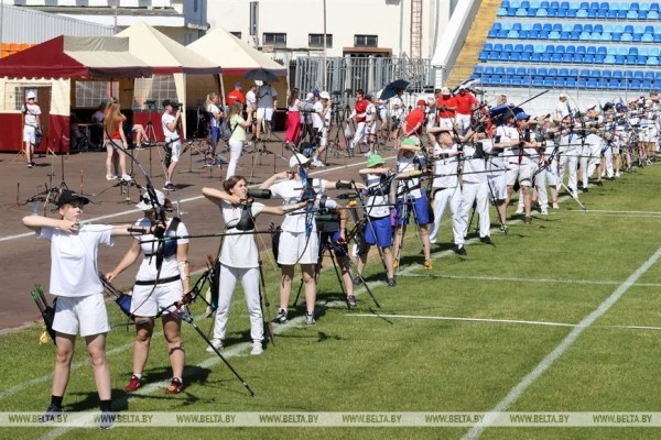 "Стать победителями мечтают все". Тестовые испытания лучников к II Играм стран СНГ начались в Могилеве