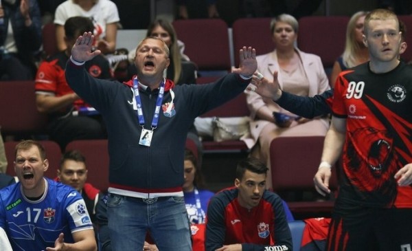 Гандбол.  Главный тренер "Мешков Брест" Эдуард Кокшаров: мы хотели избежать этой ситуации и не играть со СКА
 