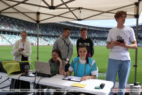 ФОТОФАКТ: Церемония открытия тестовых соревнований по легкой атлетике к II Играм стран СНГ