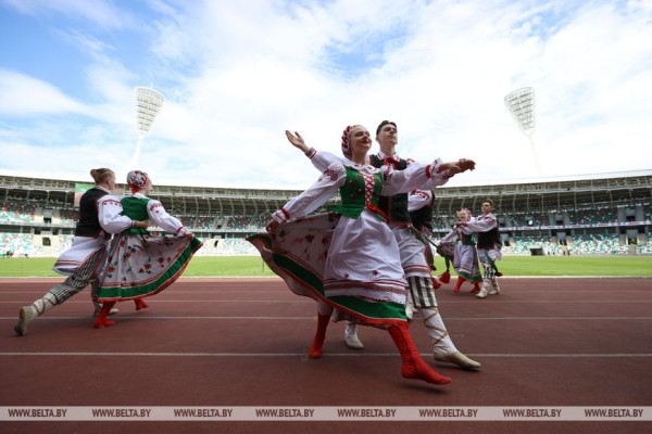 ФОТОФАКТ: Церемония открытия тестовых соревнований по легкой атлетике к II Играм стран СНГ