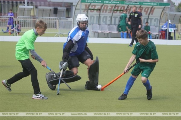 ФОТОФАКТ: Спартакиада ДЮСШ, СДЮШОР по хоккею на траве 5х5 стартовала в Гродно