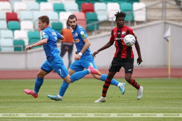 ФОТОФАКТ: Минское "Динамо" победило "Белшину" в матче 14-го тура чемпионата Беларуси