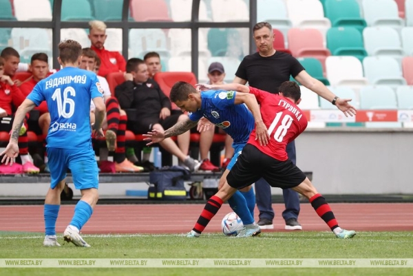 ФОТОФАКТ: Минское "Динамо" победило "Белшину" в матче 14-го тура чемпионата Беларуси