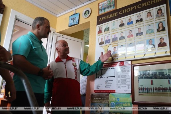 "Развитие спорта в малых городах важно для будущих побед". Тренер на встрече с президентом НОК в Шклове